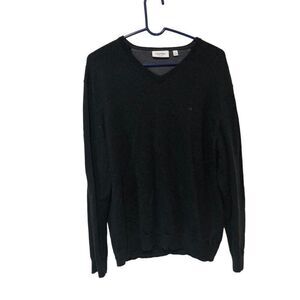 Calvin Klein Merino Wool Size Extra Large (XL) Sweater Excellent Condition V Nec
